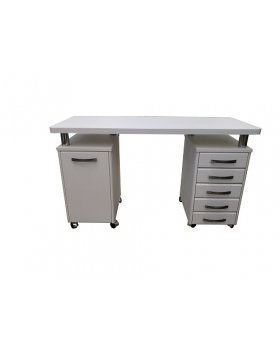 Стол маникюрный с 2 тумбами "ПТ-01"