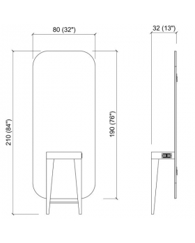 Зеркало парикмахерское "Madison 1"