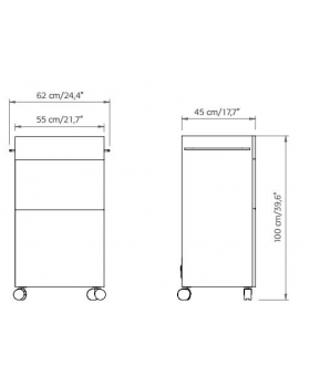 Тележка педикюрная "T-Store"