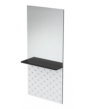 Мужское зеркало барбер "Гламрок" (с полкой)