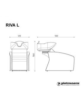 Мойка парикмахерская "RIVA L - RELAX"