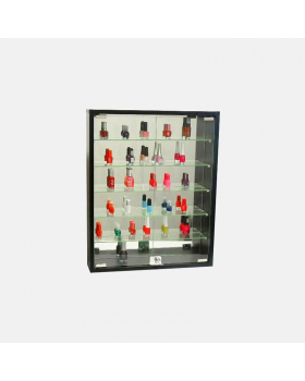 Полочка под лаки с зеркалом и замком "Vitale"