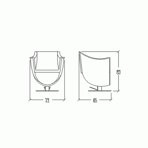 Кресло парикмахерское "POD"