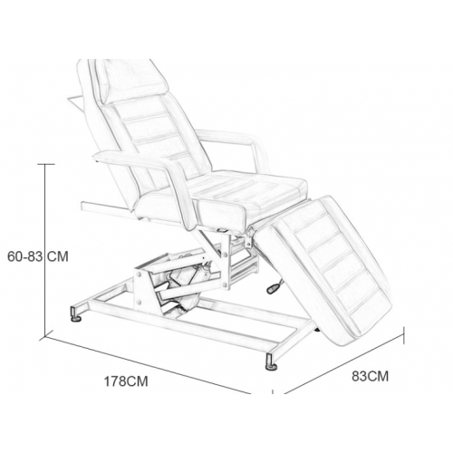 Косметологическое кресло "HZ-3673A" 1 мотор