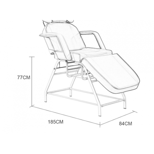 Косметологическая кушетка "HZ-3557B" механика