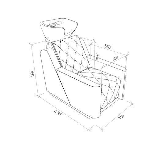 Парикмахерская мойка "Manila"