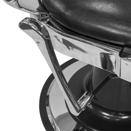 Кресло мужское барбер "Ричард" хромированный каркас