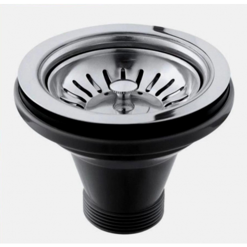 Парикмахерская глубокая раковина SUN&SPA "БРОСС" черная + СЛИВ