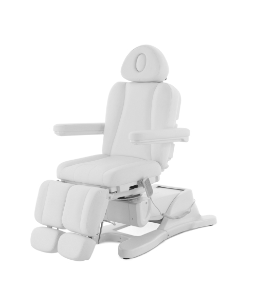 Педикюрное кресло электрическое 3 мотора "ММКП-3/КО-196DP03" с РУ с ножной педалью и пультом управления